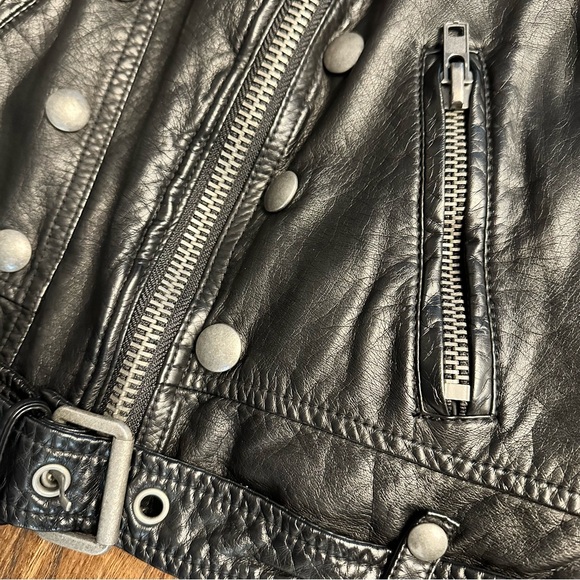 Free People Asheville Vegan Leather Jacket XS - Picture 4 of 9